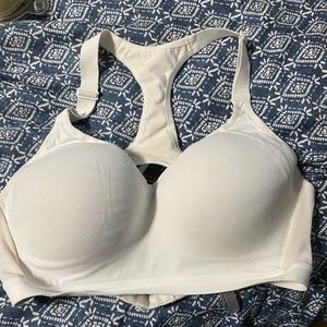 White sports bra